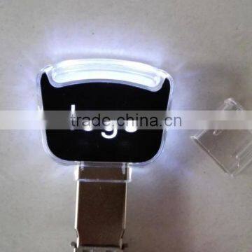 Logo customized led key shape usb flash drive