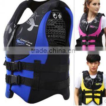 New design EC neoprene life vest for life saving