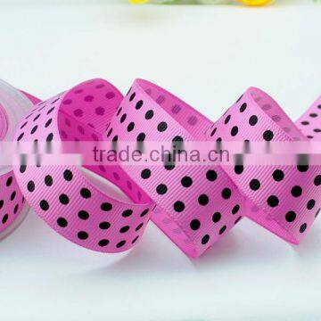 50 Wedding Anniversary Decoration Polka Dot Printed 3 Inch Grosgrain Ribbon photo-2