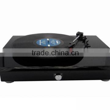 Rain Lane High End Electric Turntable High Glossy White Black Record Player photo-6