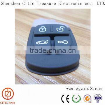 Custom Computer Keys Standard Car Remote Control Silicone Key Rubber Keypad