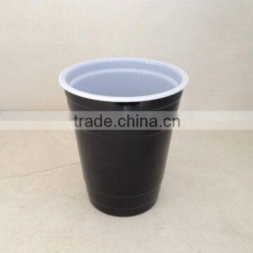 large capacity drinking cup/stackable mug series/ shinny black matt black water mug
