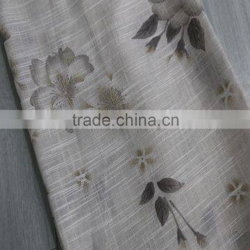 Luxury elegant office meeting room curtain upholstery printed fabric online