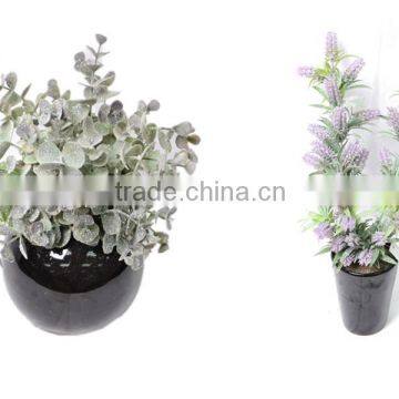 artificial flower with special shape and snow feel color