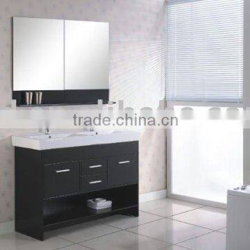 wooden bath room product oak wood solid cabinet