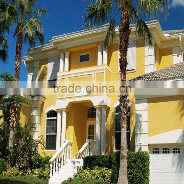 2015 baorun Supplier Luxury Modern Design Light Gauge Steel Frame Turnkey Prefab Houses