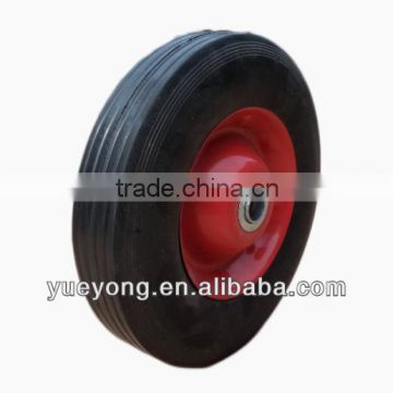 10x2.5 solid rubber wheel with diagonal grain pattern china making