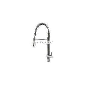 Brass pull-out kitchen tap B9059J