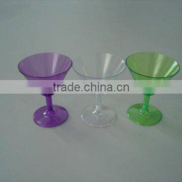 small plastic martini goblet