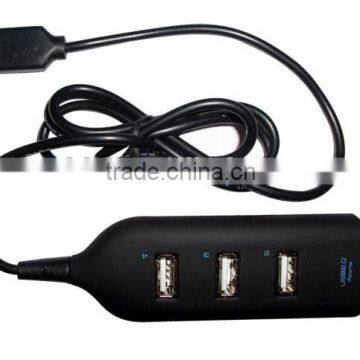 High Speed 4 Port Mini USB 2.0 HUB Adapter For Laptop PC 480Mbps photo-3