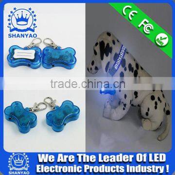 2016 Wholesale Flashing Pet Tags With Led Light For Dog and Cat photo-6
