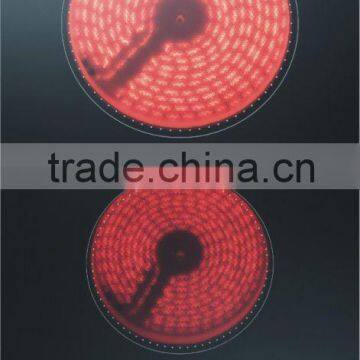 double burners ceramic cooker