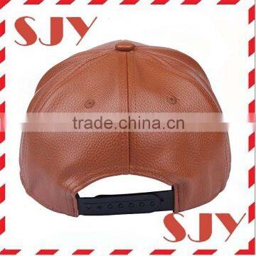 Blank Wholesale Men and Women Genuine Leather Snapback Hat photo-6