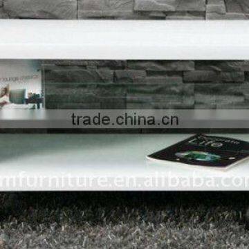 four trundles high gloss TV stand