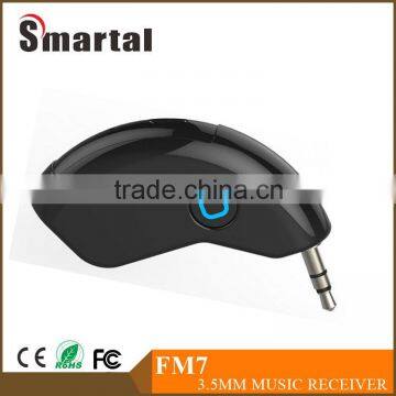 3.5mm jack Bluetooth Music receiver with Hands-free function for iPhone, iPad, Samsung,Nokia, smart phone,Speaker FM7