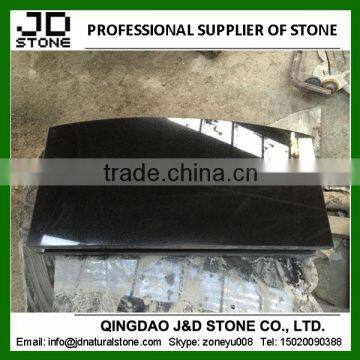 polished china black granite paver