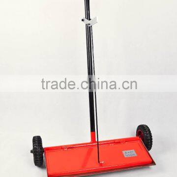 powerful magnetic sweeper with release lever