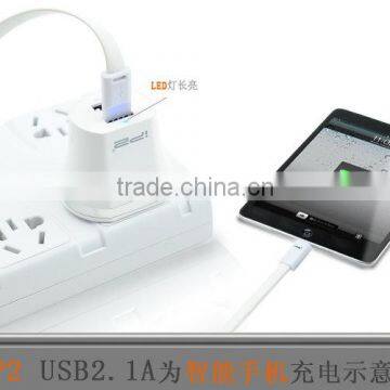 iP2 Universal Dual usb port 5V 2A charger for samsung for Nokia for HTC for Wiko For Fly IQ For iPhone with EU plug