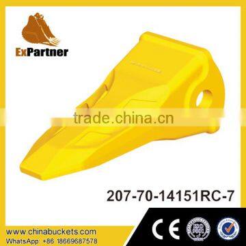 Excavator bucket tooth 207-70-14151RC-7 for PC300 Excavator bucket