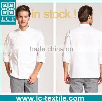 wholesale in stock long sleeves white color kitchen chef workwear for Australia