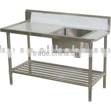 stainless steel sink work bench