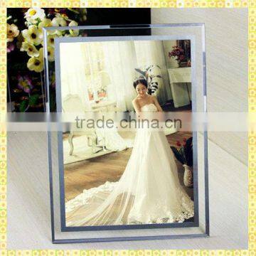 Fancy Sublimation Glass Photo Frames For Wedding Give Away Gifts