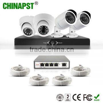 Economic 4chs h.264 nvr kits 4pcs 2.0MP 1080P IP Camera+1pc 4chs 1080P NVR IP camera kit PST-IPK04BH