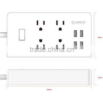 USB Surge Protector 4AC With 4 USB Power Socket photo-2