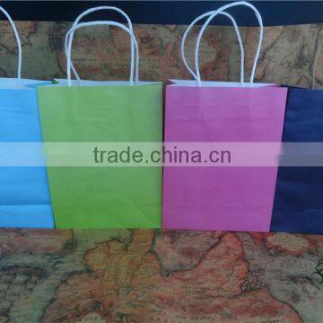 High hardness kraft paper bags with custom logo priting