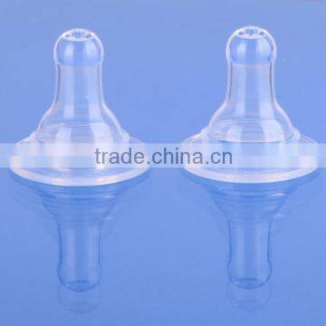 BPA free Standard neck liquid silicone nipple