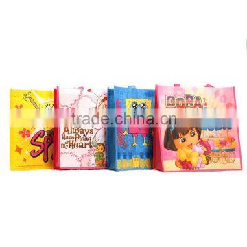 fashion souvenir bag cartoon PP non woven bag