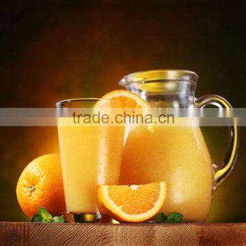 orange juice with good taste and pulp