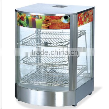 food warmer hot display showcase for heating warming cabinet