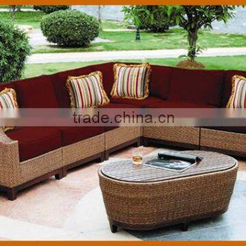 High Quality L Shaped Sofa Set Garden Rattan Furniture