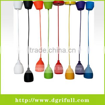 Silicone protective lamp cover