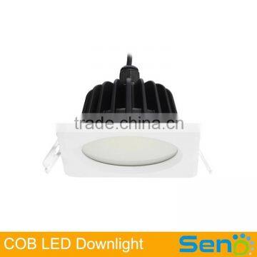 Square Led Ceiling Lamp Waterproof IP65 COB Led Down Lamp 12W 15W High CRI>80 White/black Shell Color photo-5