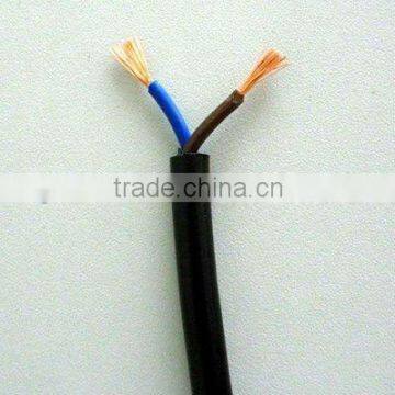 RVV 2 core PVC insulated flexible cables and wires 300/500V