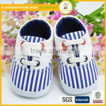 2016 Indoor Vertical Stripes Baby Safety Shoes