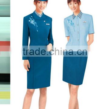 Hot selled top quality airline stewardess uniform suit