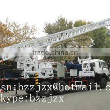 BZC600 truck mounted water well drilling rig( 15m long tower)