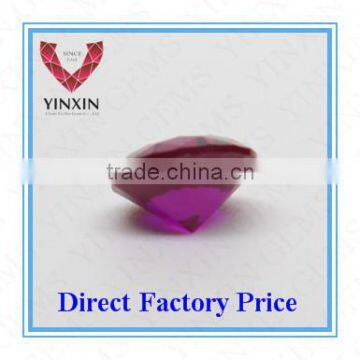 High Grade Synthetic Ruby#8 Round Shape 3.00mm Dark Red Corundum