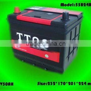 N50 sealed mf car generator storage batteries