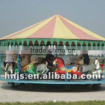 outdoor cheap merry go round horse for sale