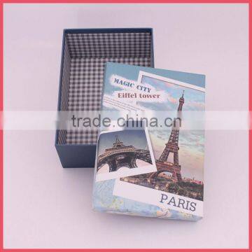 Eiffel Tower Design Custom Logo Printed Box