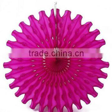 2014 tissue paper fan for wedding