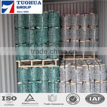 Galvanized Barbed Wire Chain Link Fence Top Barbed Wire photo-2