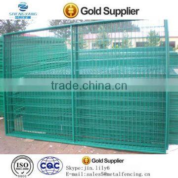 2014 hot sell PVC coated welded wire fence panels for garden fence,cheap fence