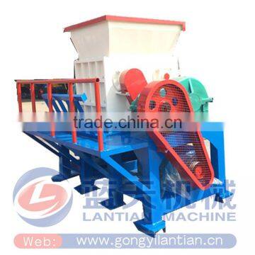 China made CE ISO approved recycling pet bottle metal scrap double shaft shredder crusher machine