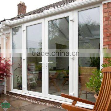French door, 2 sash with fixed panel, outward opening