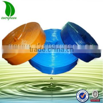 1'' green,black,red,blue color pvc lay flat hose